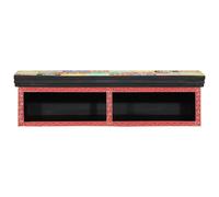 TV Cabinet with Shelf with Storage Multicolour Engineered wood Wood vidaXL