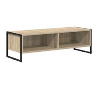 vidaXL TV Cabinet Sonoma 100 x 36.5 x 30.5 cm Engineered Wood, Living Room, Rectangular, Durable Sofa Set, for Modern Homes, Elegant Design, Ideal for Cozy Gatherings, Space-Saving