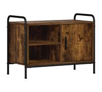 TV Cabinet with Storage with Door Engineered Wood Modern Media Console vidaXL