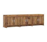 vidaXL TV Cabinet 168 x 33 x 47 cm White Engineered Wood
