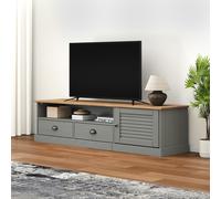 (grey) vidaXL TV Cabinet TV Unit Sideboard Cabinet TV Stand VIGO Solid Wood Pine