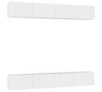 TV Cabinets TV Stands TV Units Media Cabinet Engineered Wood 4 pcs vidaXL