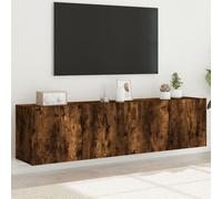 TV Cabinets Wall-Mounted Floating TV Unit Floating Shelves TV Stand vidaXL