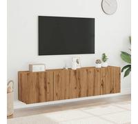 TV Cabinets Wall-Mounted Floating TV Unit Floating Shelves TV Stand vidaXL