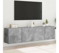 TV Cabinets Wall-Mounted Floating TV Unit Floating Shelves TV Stand vidaXL