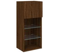 (concrete grey, 40.5 x 30 x 90 cm/ 1 pcs) vidaXL TV Cabinets with LED Lights TV Stand TV Units Entertainment Centre