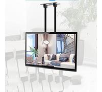TV Ceiling Mount Adjustable Bracket coping TV Mount Fits 60-100 Inch LCD LED 4K TVs Flat Sn Display Adjustable Height coping Tilt and Swivel,1-1.5m