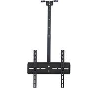 TV Ceiling Mount, Adjustable Tilt Swivel, Holds Up to 110 lbs, Universal Bracket for Shopping Mall Workplace Street Shop