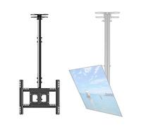 Tv Ceiling Mount, Tv Bracket Fits Most 32-70 Inch Led Plasma Panel Display, Adjustable Height Telescoping Tilt And Swivel, Max 600X400Mm Tv Bracket,0.5-3m
