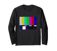 TV Color Bars, SMPTE Screen, Please Stand by Long Sleeve T-Shirt