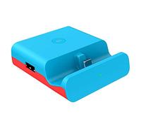 TV Converter Stand, One Key Display Switching, Mechanical Abutment Design, 4K Video Output, Charging While Playing, USB C Dock Station for (blue)