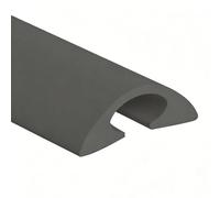 Tv Cord Hider 39in Self Adhesive PVC Cable Hider Flexible Floor Cord Cover Wire Covers for Home Office or Outdoor Settings(Grey,2.6cm/1in)