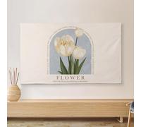 TV Cover, 32-80 Inch Indoor Art Design Screen Protector for LCD/LED/Plasma Screens Bedroom/Living Room Decor(Flower,80inch)