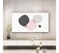 TV Cover 32-80 Inches Universal Dustproof & Sunscreen Protector for LCD/LED Screens Modern Simple Decor Washable Cover for Flat/Curved TVs, Wall Mounted & Standing-White||75inch