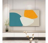 TV Cover 32-80 Inches Universal Dustproof & Sunscreen Protector for LCD/LED Screens Modern Simple Decor Washable Cover for Flat/Curved TVs, Wall Mounted & Standing-Green||65inch