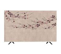 TV Cover, Dust Cover for LED TVs, Universal Indoor Screen Protector with Bright Oil Painting Pattern, Stylish Dust Protection for Electronics (Indoor Use)