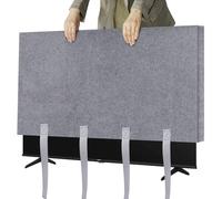 TV Cover for Moving, 60"-65" Flat Screens Protector Heavy Duty Felt Anti-Scratch Dust Resistant with Straps for Protection TV Moving Home Renovation Pet Scratch or Other Furniture