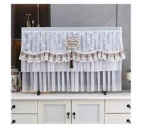 TV Cover Lace TV Dust Cover Desktop Wall Mounted LCD Turn On The Simple Hanging For Household Use Without Removing It(Light green,115 x Height 75cm)