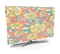 Tv Cover，Outdoor Tv Cover TV printing waterproof, oil-proof and cover, luxury , weatherproof and protection plasma(Red,65inch)