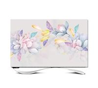 Tv Cover Simple TV Cover Cloth Fabric Household 42 55 58 80 Inch Hanging Curved Screen Blocking Covers(Color-14,49-52Inch(118x70cm))