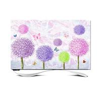 Tv Cover Simple TV Cover Cloth Fabric Household 42 55 58 80 Inch Hanging Curved Screen Blocking Covers(Color-21,49-52Inch(118x70cm))
