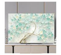 TV cover Television Hood TV Dust Cover Cloth 32-75 Inch Cute Fashion Monitor Cover Protect LED Screen(04,50inch(113x70cm))