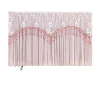 TV Cover TV Dust Cover 50 Inch 55 65 LCD Television Cloth Do Not Take Lace When Turned On(Pink,190*360cm)