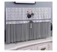 TV Cover TV Dust Cover Minimalist Lace No Need To Remove When Turning On Household Protective Cloth(Color 01,70*150cm)