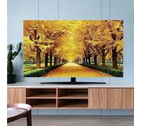 TV Cover TV Protector, Dustproof TV Screen Protector Dust Proof Cover, Soft Polyester Fabric Printed Dust-Proof Protector, LCD LED HD Display Dust Cover(Color:Color3,Size:45-48inch)