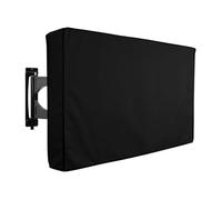 Tv Cover Weatherproof Dust-proof Outdoor TV Cover Beige 32" 36" 40" 46" 50" 55" 60" 65" Protect Screen Garden Patio(Black,36-38inch)