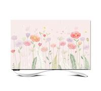 Tv Covers Simple TV Dust Cover Cloth Fabric Household 42 55 58 80 Inch Hanging Curved Screen Blocking Covers(Color-20,75Inch(175x100cm))