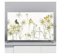 Tv Covers Television Cover TV Dust Cloth Household Hanging Desktop Curved Surface Universal(Color-09,75 Inch(175x100cm))