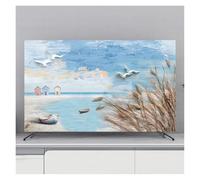 Tv Covers Television Cover TV Dust Cloth Household Hanging Desktop Curved Surface Universal(Color-13,75 Inch(175x100cm))