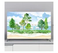 Tv Covers Television Cover TV Dust Cloth Household Hanging Desktop Curved Surface Universal(Color-17,75 Inch(175x100cm))