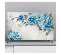 Tv Covers TV Cover Dustproof Covers TV Cloth Cover Floral Hanging Desktop Curved Universal(Color-11,75Inch(175x100cm))