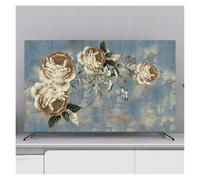 Tv Covers TV Cover Dustproof Covers TV Cloth Cover Floral Hanging Desktop Curved Universal(Color-16,75Inch(175x100cm))