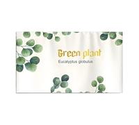 Tv Covers TV Cover Dustproof ,Decorative Thickened Design With Green Eucalyptus Leaves & Branches Pattern(60inch)