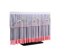Tv Covers TV Cover Lace Fabric Door Curtain Circle Can Be Flipped Dust Monitor Screen Home Decorations(Color-03)