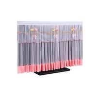 Tv Covers TV Cover Lace Fabric Door Curtain Circle Can Be Flipped Dust Monitor Screen Home Decorations(Color-05)