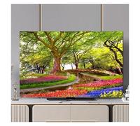 Tv Covers TV Cover Television Hood Dust Cloth 32-75 Inch Currency Fashion And Modern Style Household Hanging(Color 03,65 Inch)