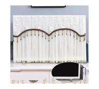 Tv Covers TV Dust Cover 50 Inch 55 65 Television Cloth Do Not Take Lace When Turn On(Beige,60 * 120cm)