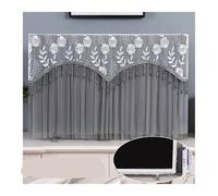 Tv Covers TV Dust Cover 50 Inch 55 65 Television Cloth Do Not Take Lace When Turn On(Grey,60 * 210cm)