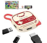 TV Dock Station for Switch 2, Portable TV Docking Station Replacement with 4K@60Hz HDMI Adapter/PD 100W/USB 3.0, Travel Dock for Nintendo Switch2/ Switch1/ OLED/Steam Deck