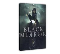 TV Drama Poster Black Mirror Science Fiction Suspense Television 5 Canvas Poster Bedroom Decor Landscape Office Room Decor Gift 16x24inch(40x60cm)