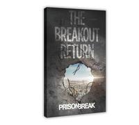 TV Drama Poster Prison Break Crime Suspense Television 3 Canvas Poster Wall Art Decor Print Picture Paintings for Living Room Bedroom Decoration 24x36inch(60x90cm)