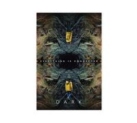 TV Drama Poster Science Fiction Thriller Dark 2 Canvas Poster Wall Art Decor Print Picture Paintings for Living Room Bedroom Decoration 24x36inch(60x90cm)