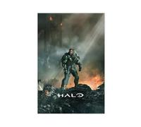 TV Drama Poster Science Fiction TV Halo 4 Canvas Poster Bedroom Decor Landscape Office Room Decor Gift 20x30inch(50x75cm)