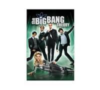 TV Drama Poster The Big Posters Bang Theory Situation Comedy 2 Canvas Poster Bedroom Decor Landscape Office Room Decor Gift 16x24inch(40x60cm)