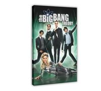TV Drama Poster The Big Posters Bang Theory Situation Comedy 2 Canvas Poster Bedroom Decor Landscape Office Room Decor Gift 16x24inch(40x60cm)