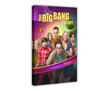 TV Drama Poster The Big Posters Bang Theory Situation Comedy 3 Canvas Poster Bedroom Decor Landscape Office Room Decor Gift 12x18inch(30x45cm)
